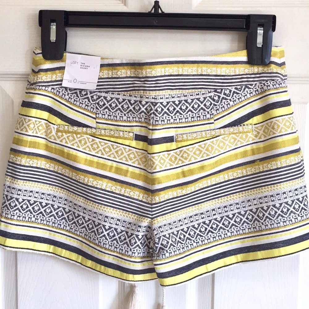 NWT Loft Riviera Short Yellow - Picture 5 of 9